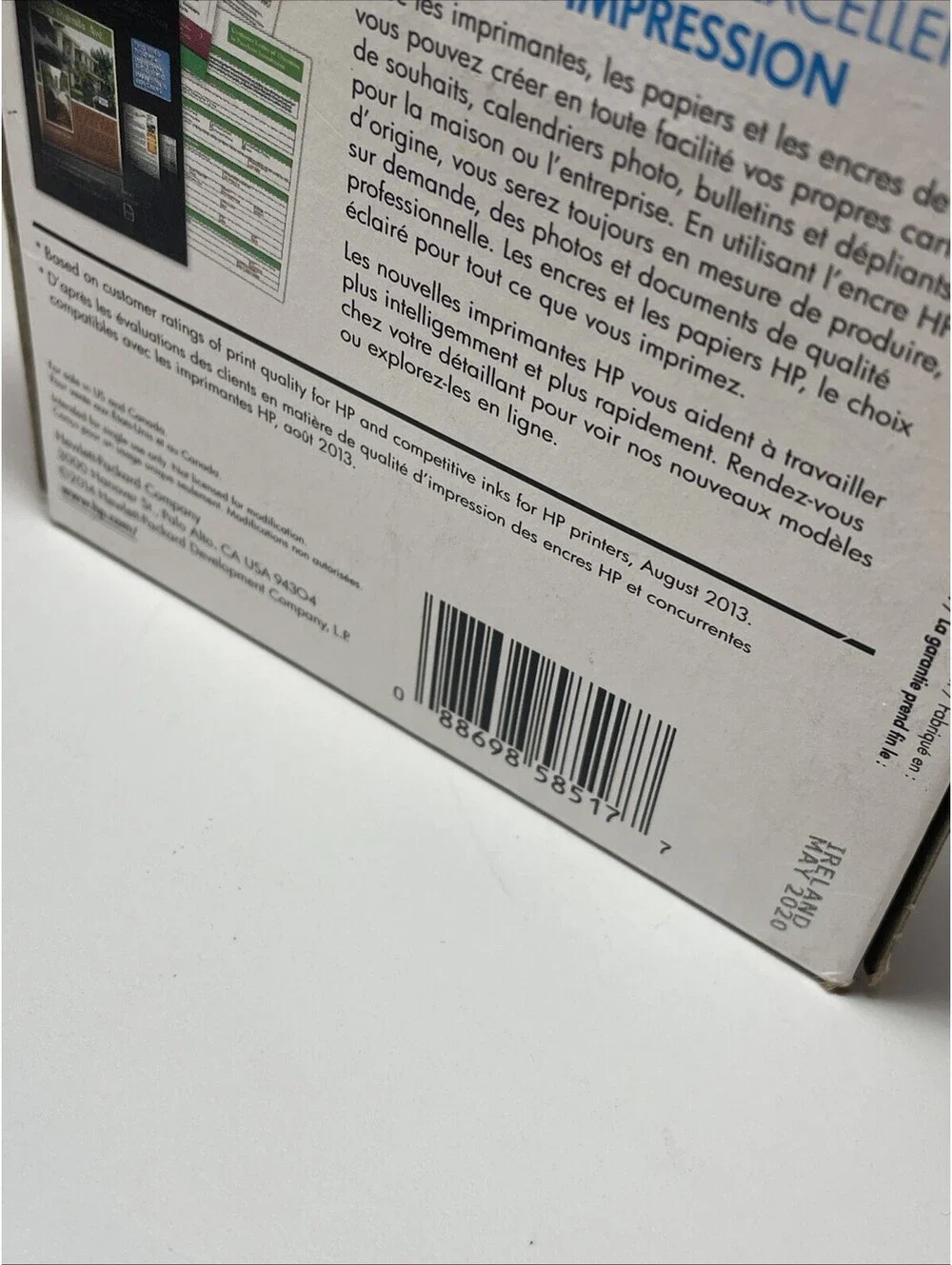 05/2020 Genuine HP 45 Black Ink Cartridge 51645A OEM Sealed Box